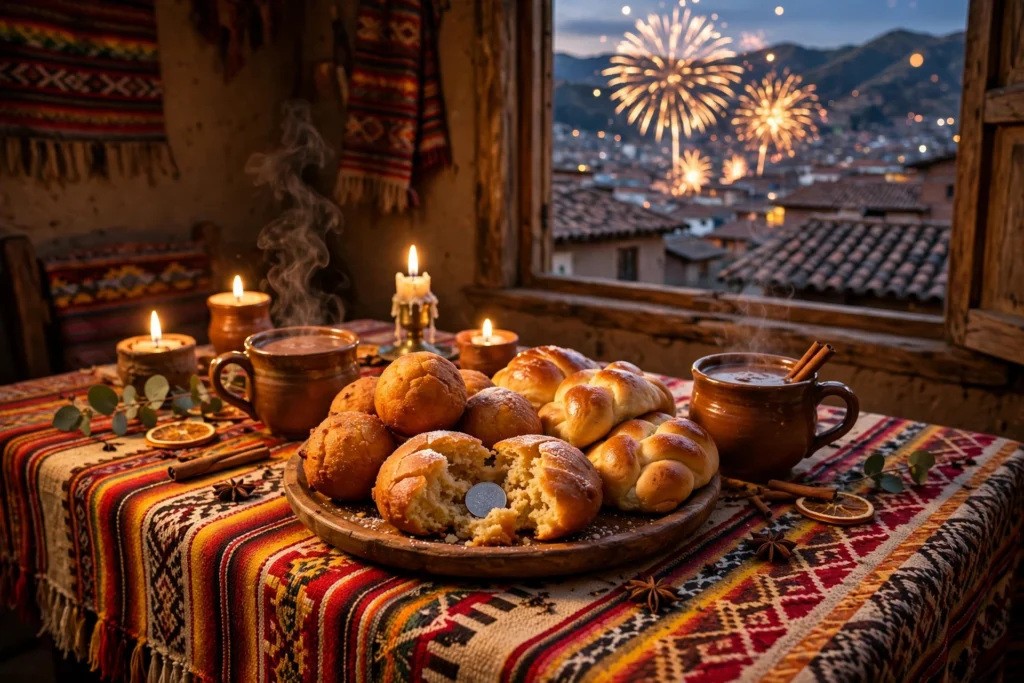 New Year Traditions in Bolivia: Sweet Coins in Pastries