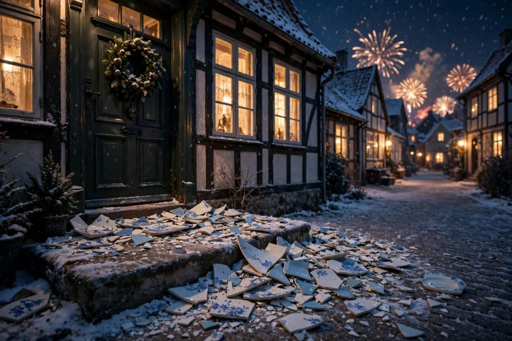 New Year Traditions in Denmark: Plates, Chairs & Luck