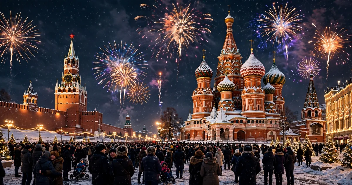 New Year Traditions in Russia: Burning Wishes in Champagne