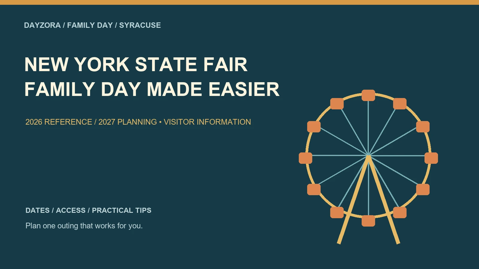 New York State Fair With Kids: Family Activities & Sensory Support 1 New York State Fair — original illustrated visitor guide