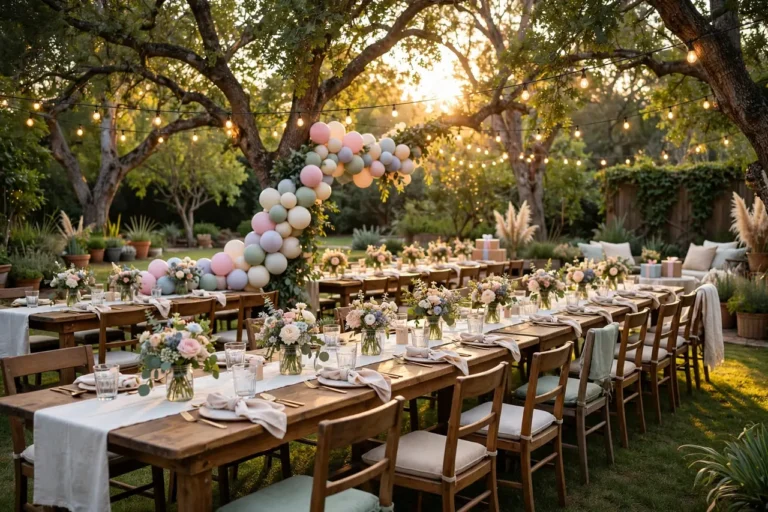 20 Outdoor Baby Shower Decoration Ideas for Open-Air Joy