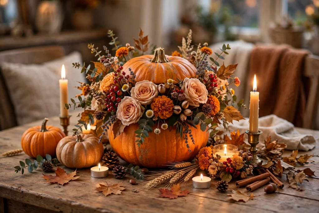 Pumpkin Centerpiece Ideas: 22 Gorgeous Designs