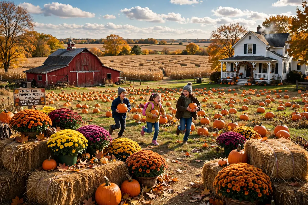 Pumpkin Patches Near Indianapolis 2026: Best Farms, Corn Mazes & Fall Festivals