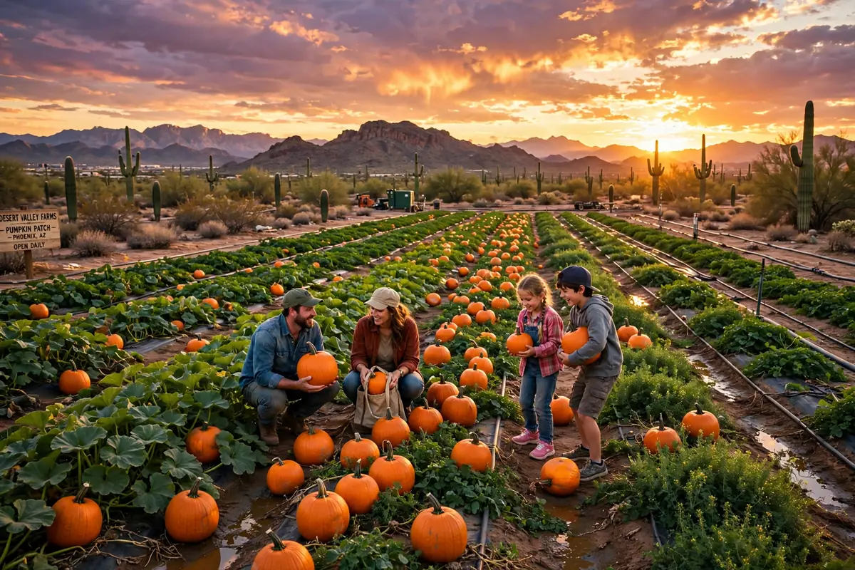 Pumpkin Patches Near Phoenix 2026: Best Farms, Corn Mazes & Fall Fun