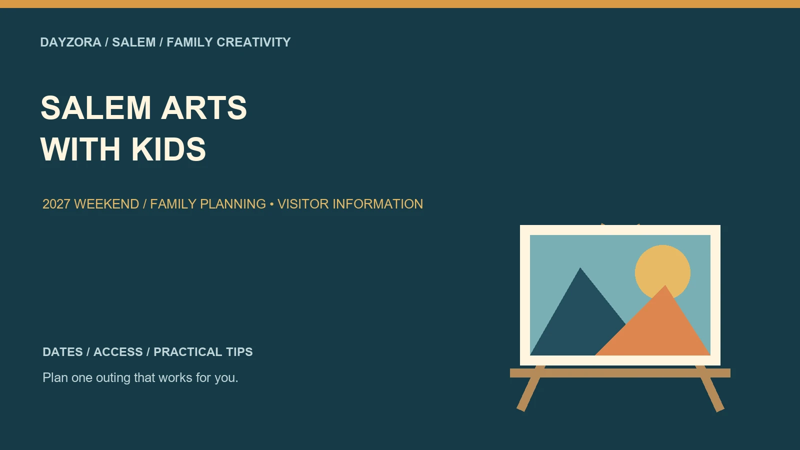 Salem Arts — original illustrated visitor guide