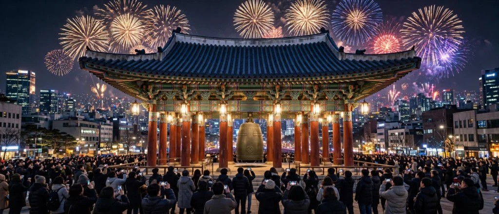 Seoul New Year's Eve: Bosingak Bell & Celebrations
