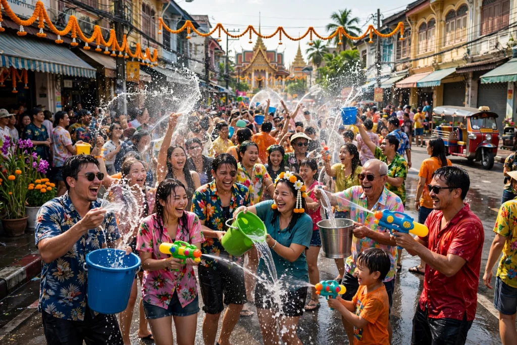 Songkran: Thailand's traditional New Year water festival