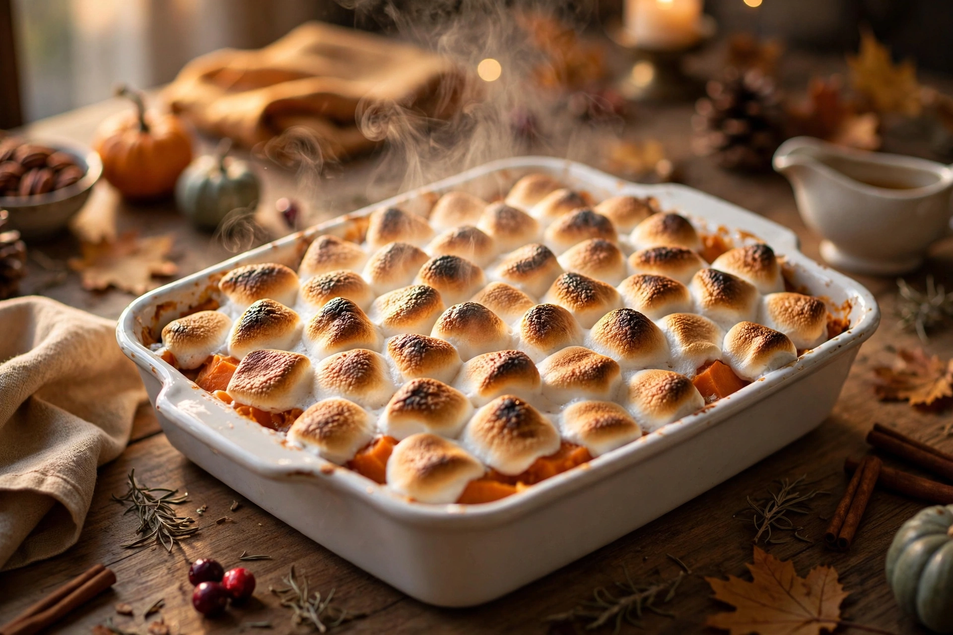 Sweet Potato Casserole with Marshmallows (Classic)