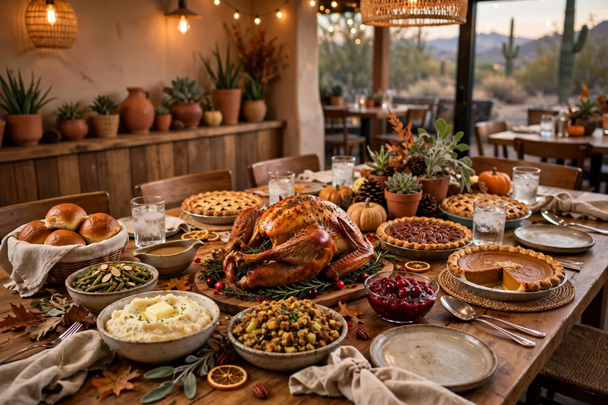 Thanksgiving Dinner Restaurants Mesa 2026: 10 Best East Valley Picks