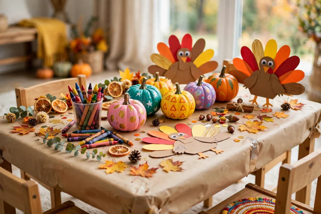 Thanksgiving Kids Table Decor: Fun & Festive Ideas