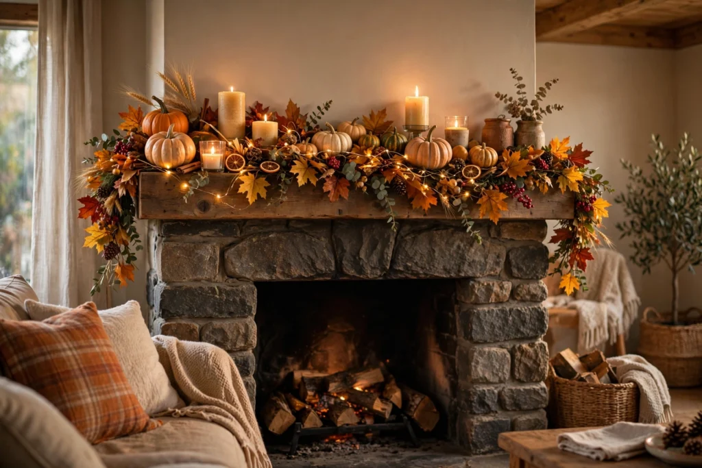 Thanksgiving Mantel Decor: 20 Cozy Ideas