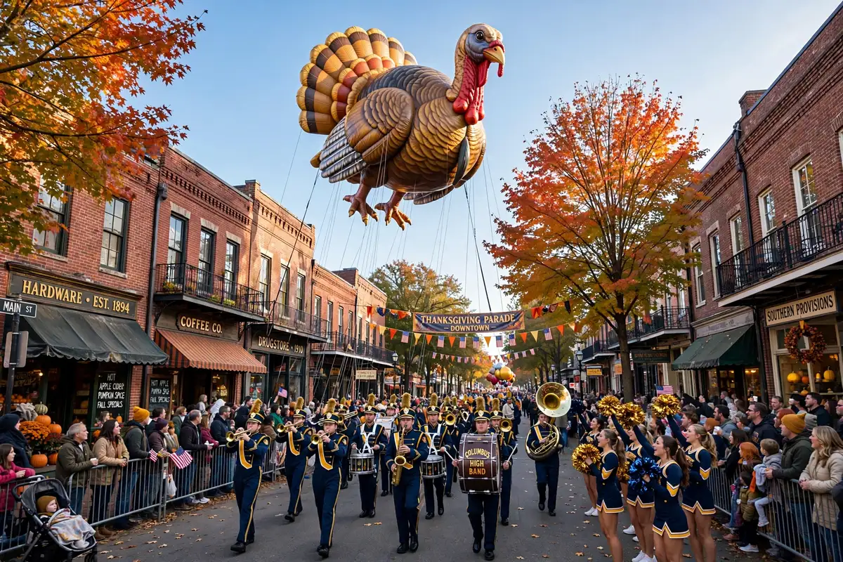Thanksgiving Parade Birmingham 2026: Iron Bowl, the Million Dollar Band & the Holiday