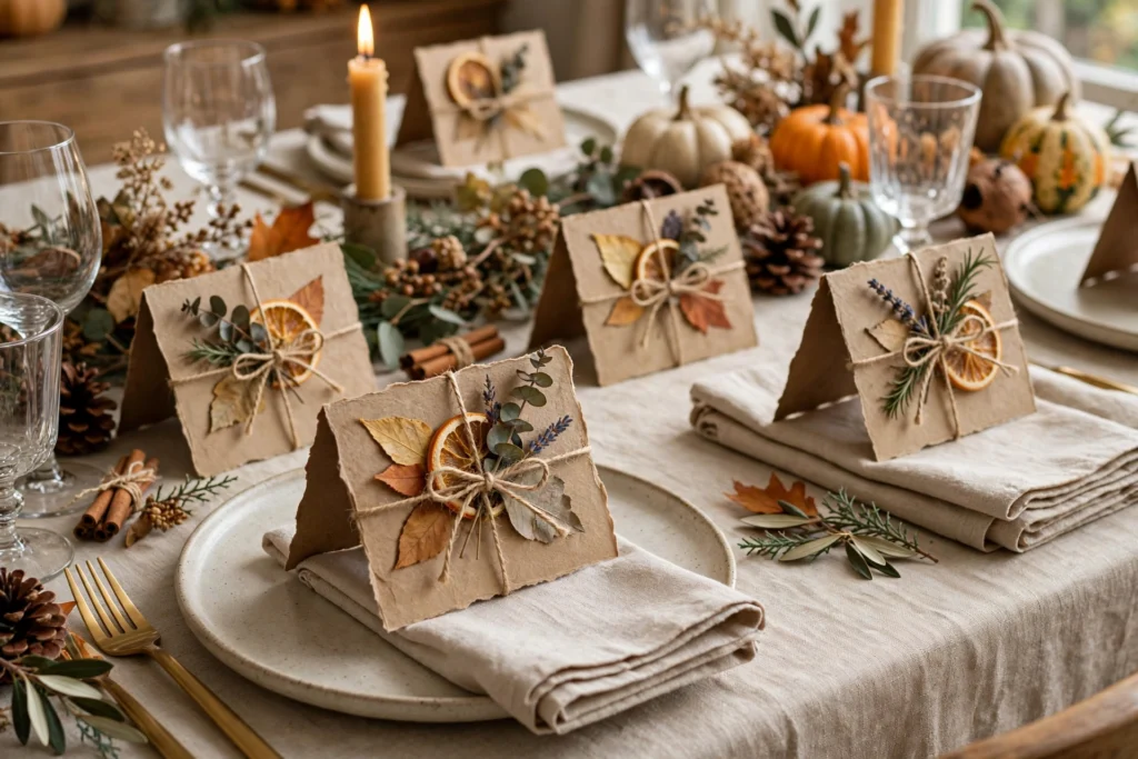 Thanksgiving Place Cards DIY: 18 Creative Ideas