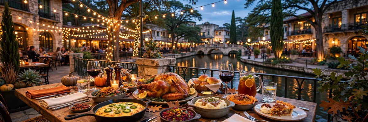 Thanksgiving Restaurants Open in San Antonio 2026: River Walk Feasts & Texas Turkey