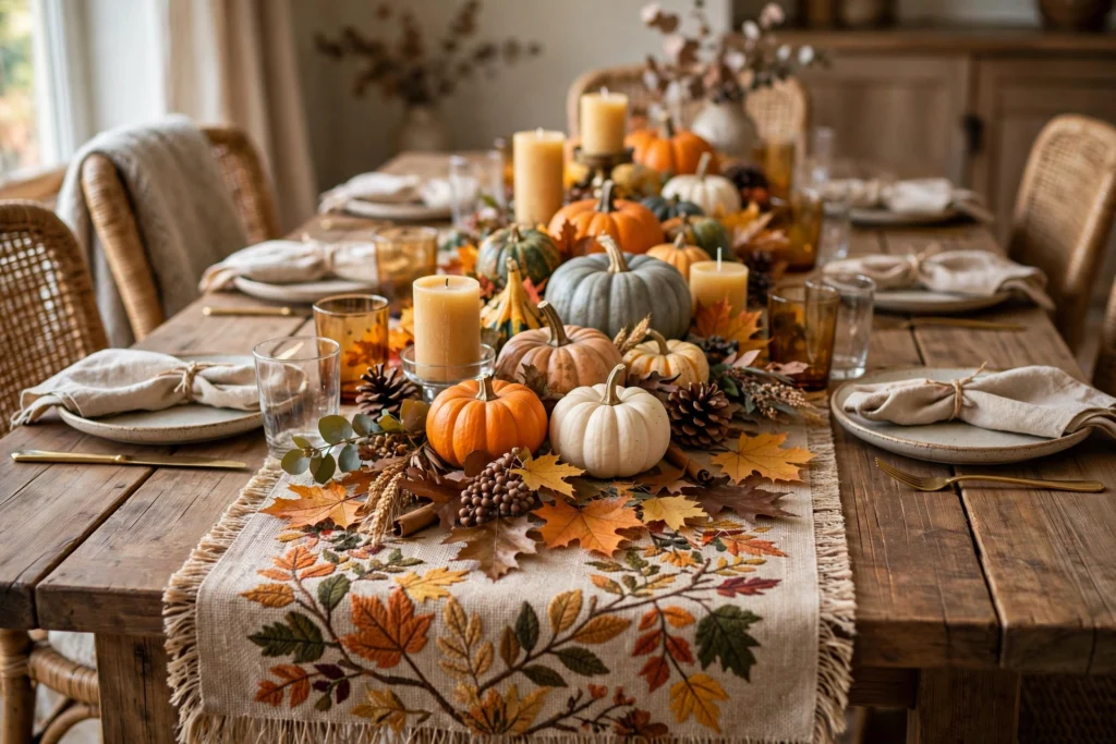 Thanksgiving Table Runner Ideas: 20 Festive Styles
