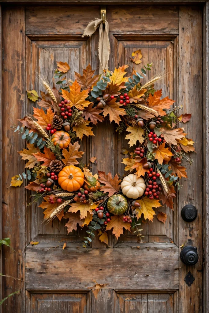 Thanksgiving Wreath DIY: 15 Step-by-Step Ideas