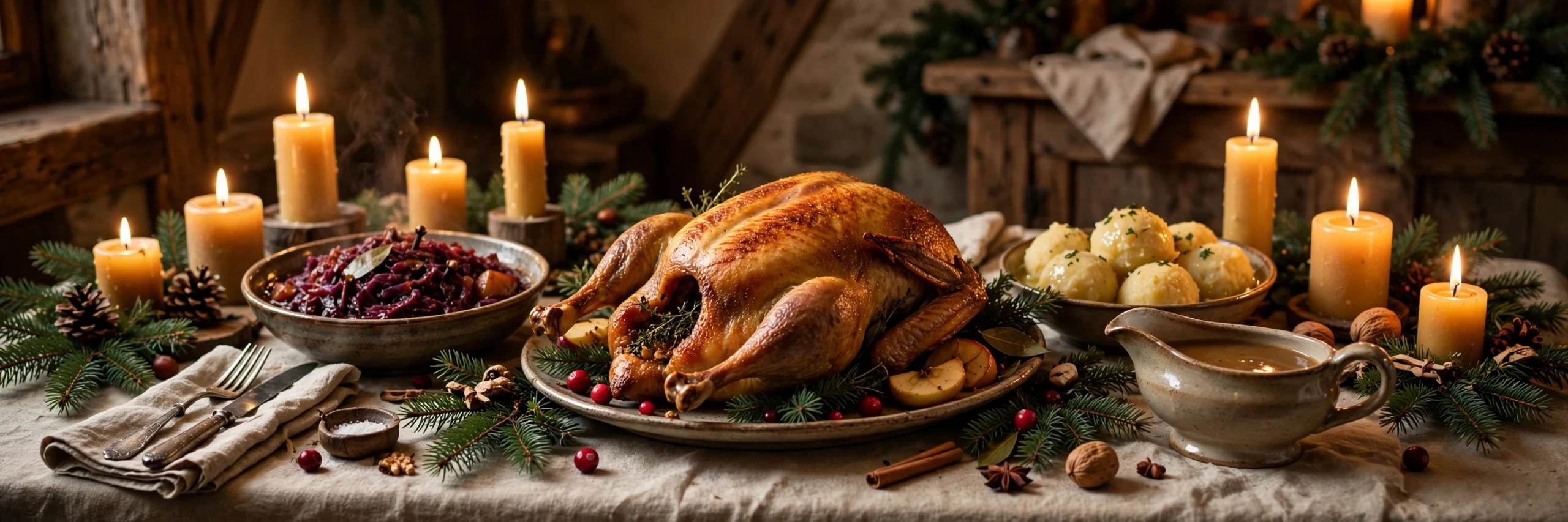 Traditional German Christmas Dinner