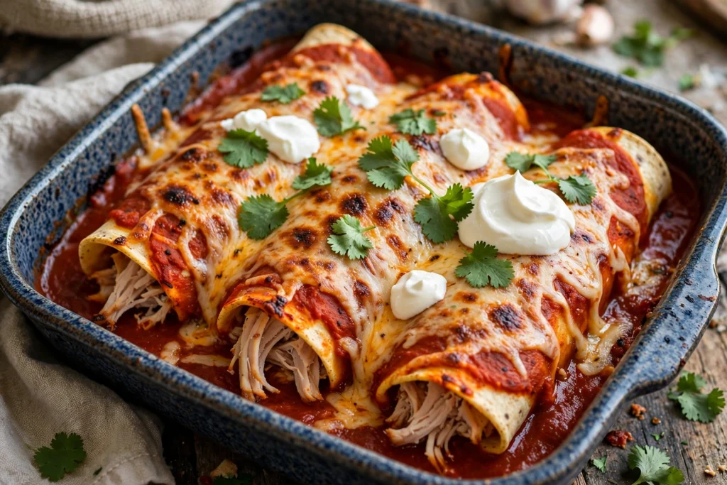 Turkey Enchiladas: Easy Tex-Mex Leftover Dinner