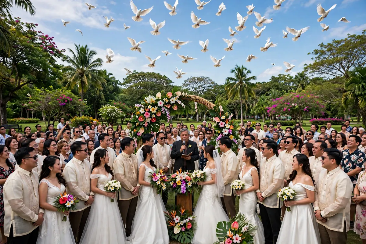 Valentine’s Day in the Philippines: Mass Weddings